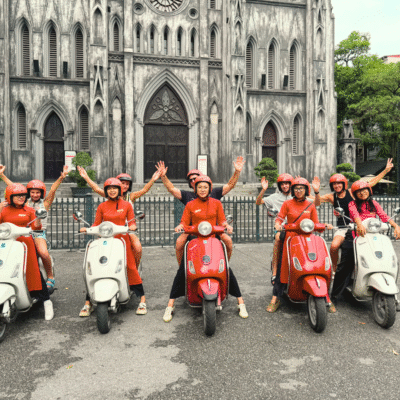 Tour en Hanoi en moto